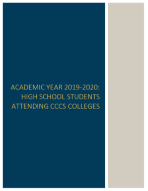 Concurrent Enrollment Report Cover