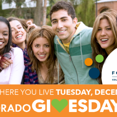 Give where you live Tuesday, Dec 8 at coloradogivesday.org