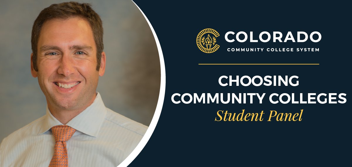Headshot of Vice Chancellor Landon Pirius - CCCS, Choosing Community Colleges; Student Panel