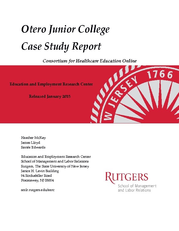 Otero Junior College Case Study PDF